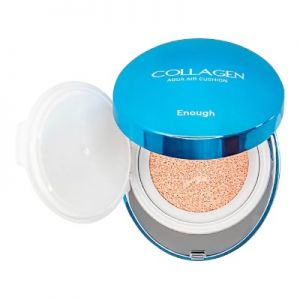 Зволожуючий кушон із колагеном Collagen Aqua Air Cushion SPF 50+ PA+++ №21 15г, Enough 