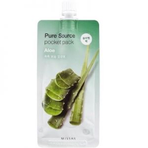 Маска нічна з алое Pure Source Pocket Pack Aloe 10 мл, Missha 