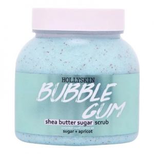 Цукровий скраб з олією ши і перлітом Bubble Gum 350 г, HOLLYSKIN 