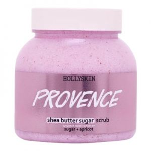 Цукровий скраб з олією ши і перлітом Provence 350 г, HOLLYSKIN 