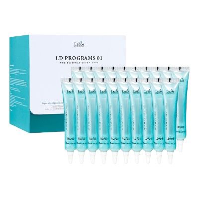  Маска-сироватка для лікування та зміцнення пошкодженого волосся Lador LD Programs LD/01, 20шт по 20мл