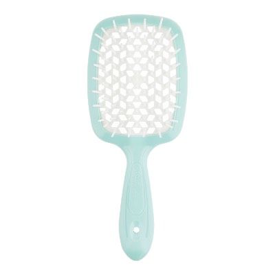 Гребінець для волосся Janeke Superbrush Pastel Blue White