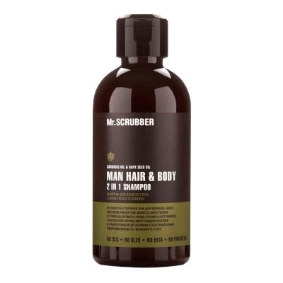 Шампунь для тіла і волосся Man Hair & Body 2 in 1, 250 мл Mr.SCRUBBER