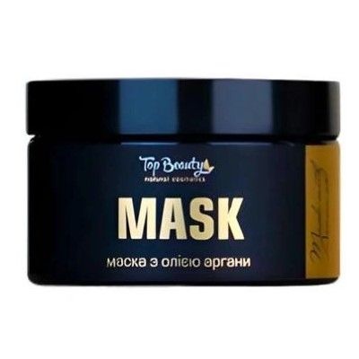 Маска для волосся з кератином та олією аргани 300 мл Top Beauty