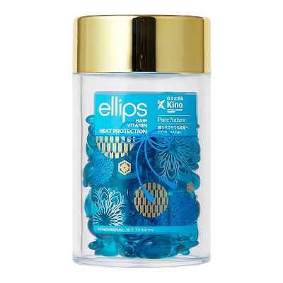 Сироватка для волосся «Сила Лотоса» Hair Vitamin Pure Natura With Blue Lotus Extract, 50шт по 1мл, Ellips