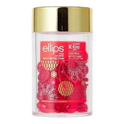 Сироватка для волосся «М'якість Сакури» Hair Vitamin Lady Shiny With Cherry Blossom 50шт по 1мл, Ellips