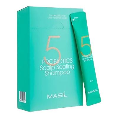 Глибокоочисний шампунь для волосся з пробіотиками Masil 5 Probiotics Scalp Scaling Shampoo, 20шт по 8мл