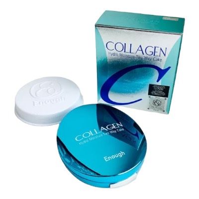 Зволожуюча колагенова пудра Collagen Hydro Moisture Two Way Cake SPF 25 №23 2шт по 13г, Enough