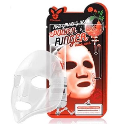 Омолоджуюча маска для обличчя з женьшенем Red Ginseng Deep Power Ringer Mask, Elizavecca