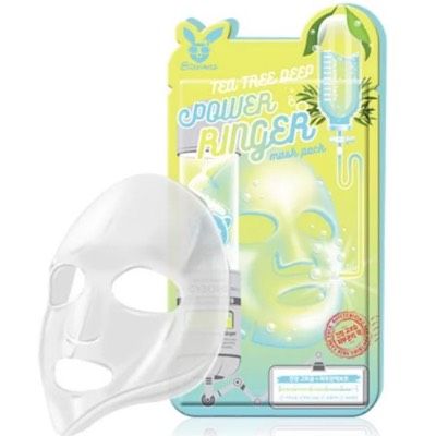 Маска для проблемної шкіри обличчя Tea Tree Deep Power Ringer Mask, Elizavecca 