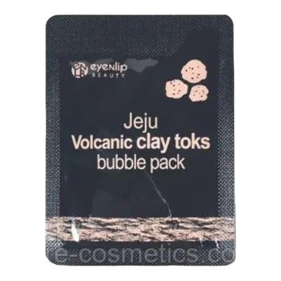 Пінка маска з вулканічною глиною Jeju Volcanic Clay Toks Bubble Pack 2ml, EYENLIP