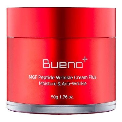 Омолоджуючий крем для обличчя з пептидами MGF Peptide Wrinkle Cream Plus, 50г Bueno
