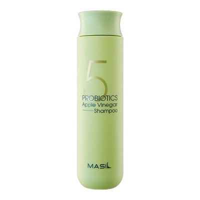  Шампунь для волосся від лупи з яблучним оцтом Masil 5 Probiotics Apple Vinegar Shampoo, 300мл