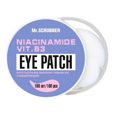 Патчі під очі від зморщок і темних кіл з ніацинамідом Niacinamide Eye Patch Mr.SCRUBBER