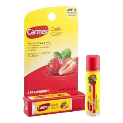 Бальзам для губ Strawberry Lip Balm Stick 4,25 гр Полуниця Carmex 