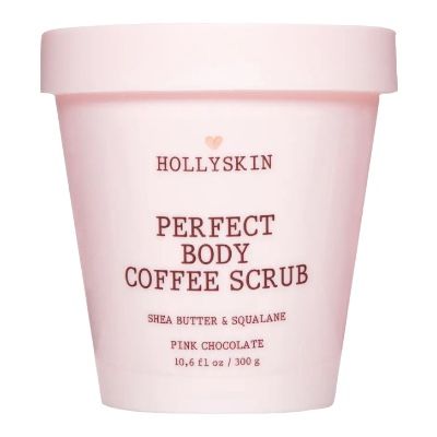 Скраб для ідеально гладенької шкіри Perfect Body Coffee Scrub Pink Chocolate, HOLLYSKIN 