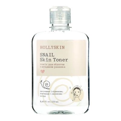 Тонік для обличчя Snail Skin Toner 250 мл, HOLLYSKIN 