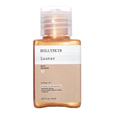 Шиммер Luster bronze. 01 (travel size) 30 ml, HOLLYSKIN 