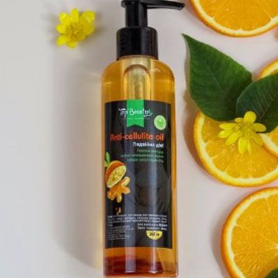 Антицелюлитна масажна олія "Апельсин" 200 мл  TOP Beauty